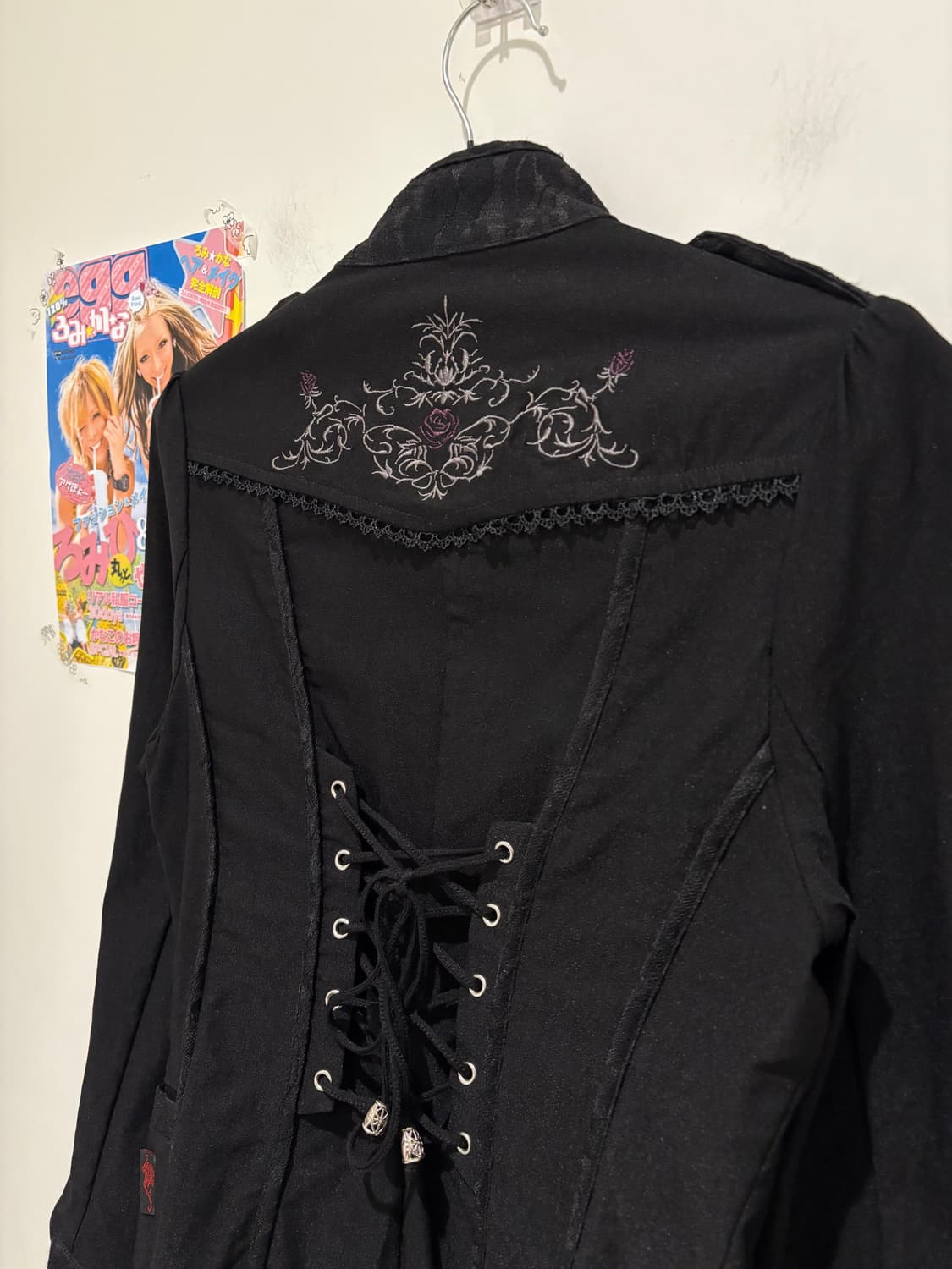 OzzOn Black Purple Oriental Top 상품이미지5