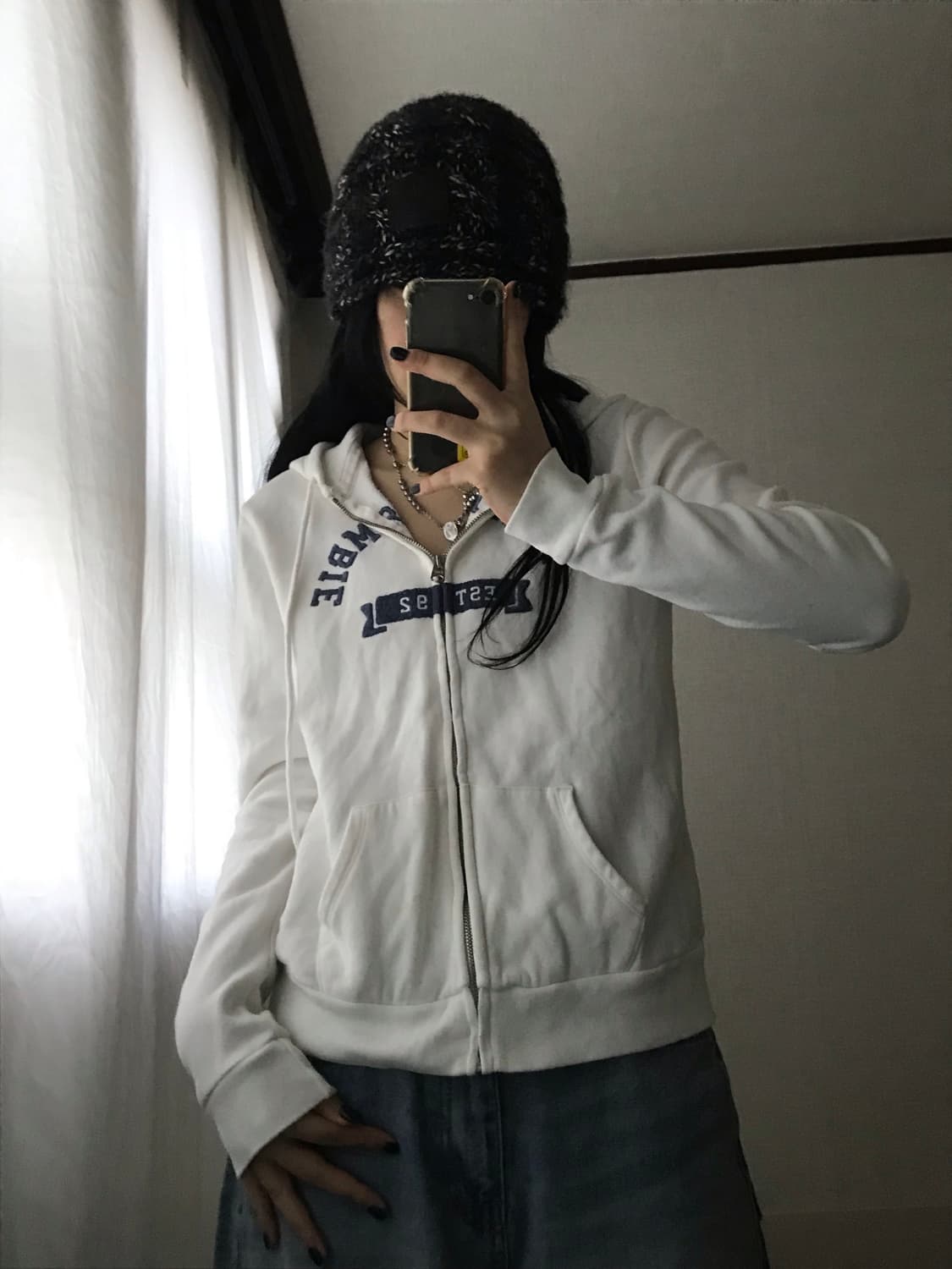 아베크롬비 화이트 후드집업 상품이미지6