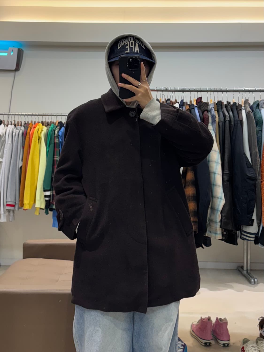 입생로랑 캐시미어 코트 상품이미지6