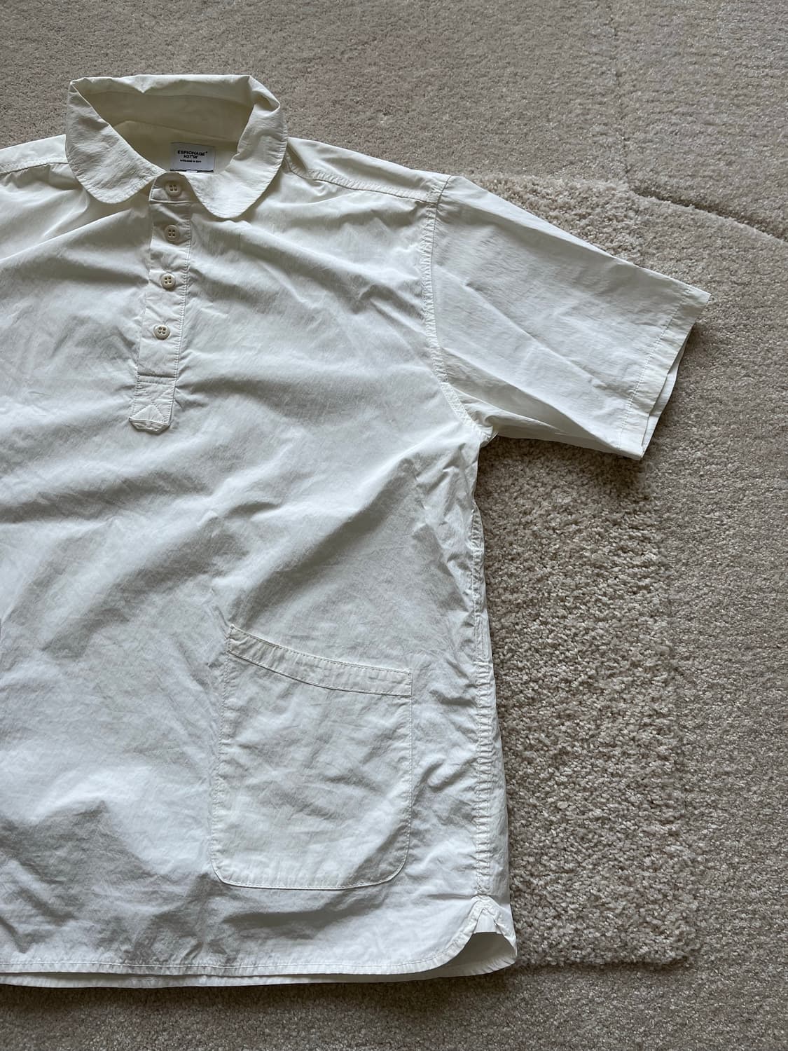 에스피오나지 프렌치 카라 풀오버 셔츠 (105) 상품이미지4