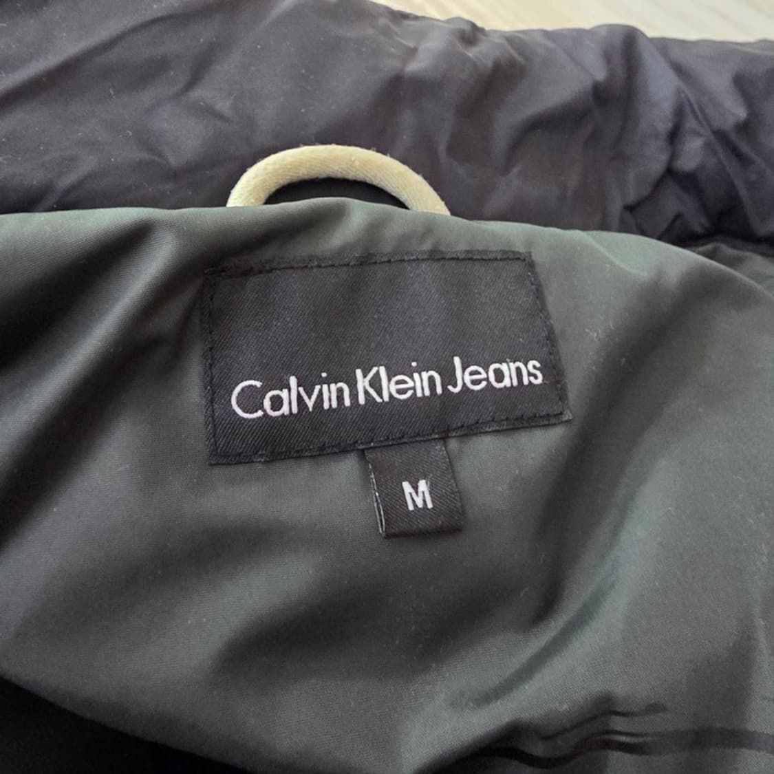 Y2K Vintage 캘빈클라인 진 아카이브 포켓 디테일 다운 자켓 M 상품이미지5