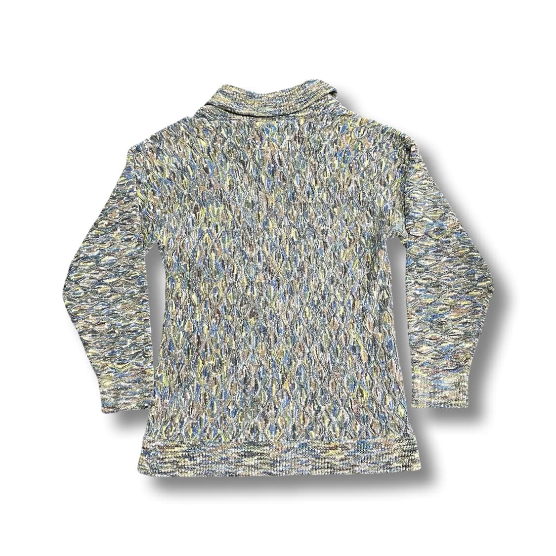 [OS] 미쏘니 빈티지 케이블 패턴 숄카라 니트 상품이미지4