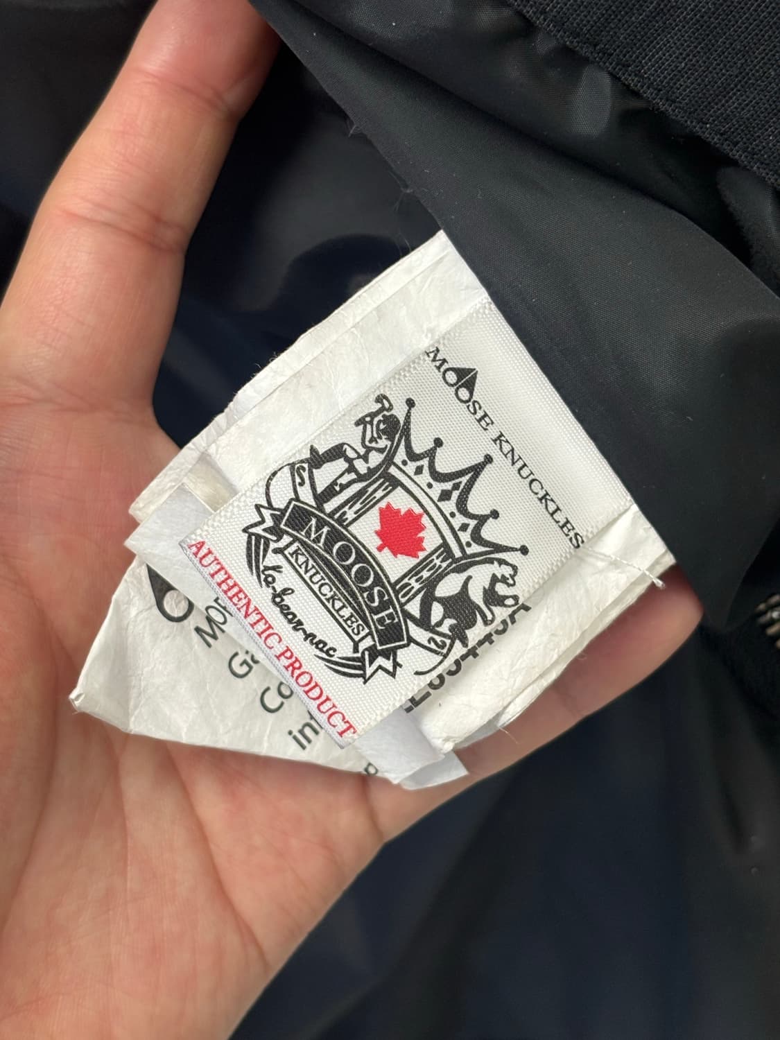 무스너클 쓰리쿼터 블랙 패딩 상품이미지5