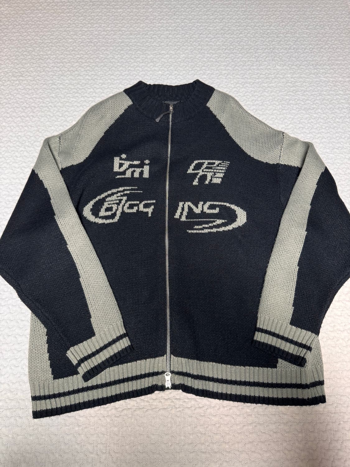 꼼파뇨 니트 집업 M 상품이미지1