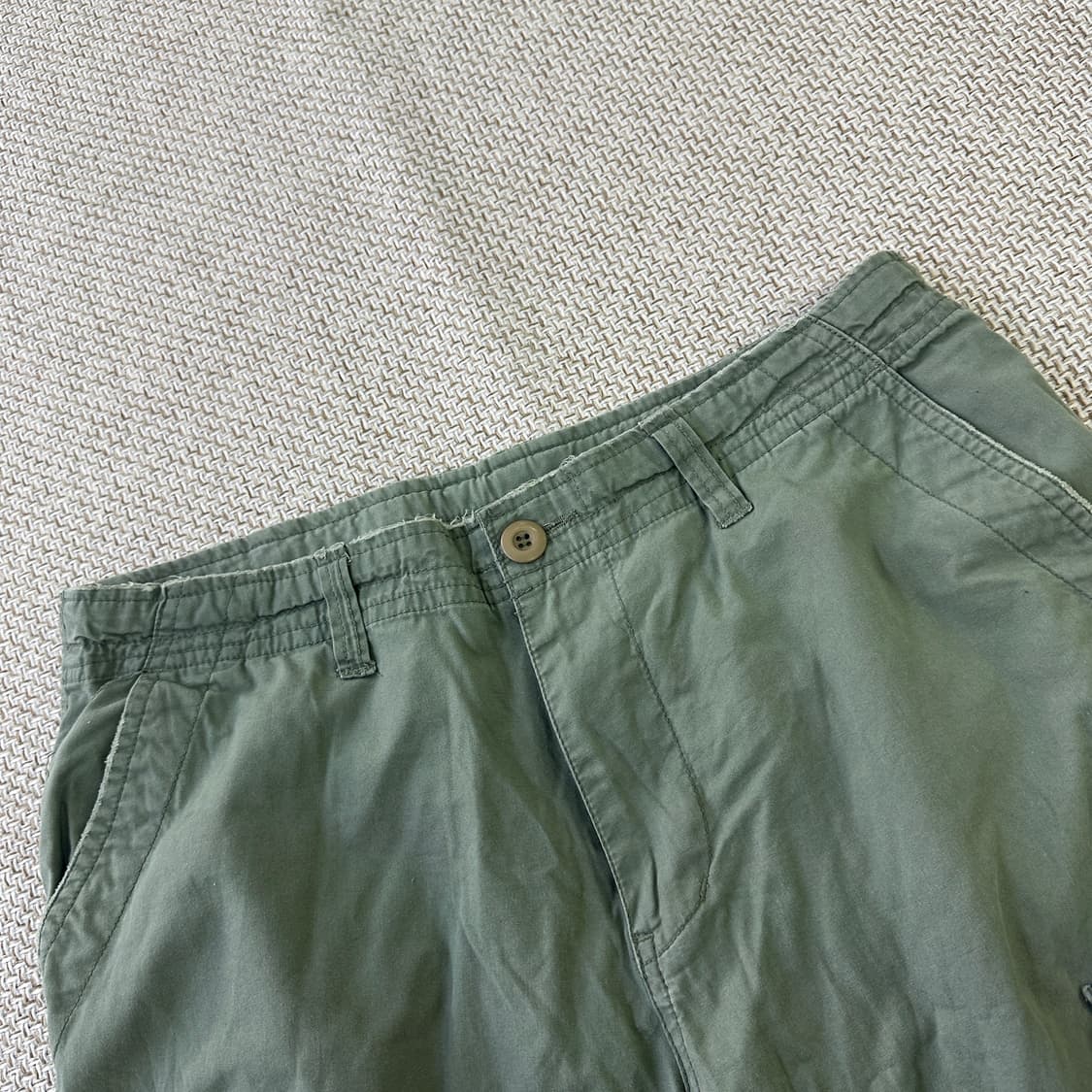 실측확인 빈티지 카고 반바지 팬츠 0413D 상품이미지3
