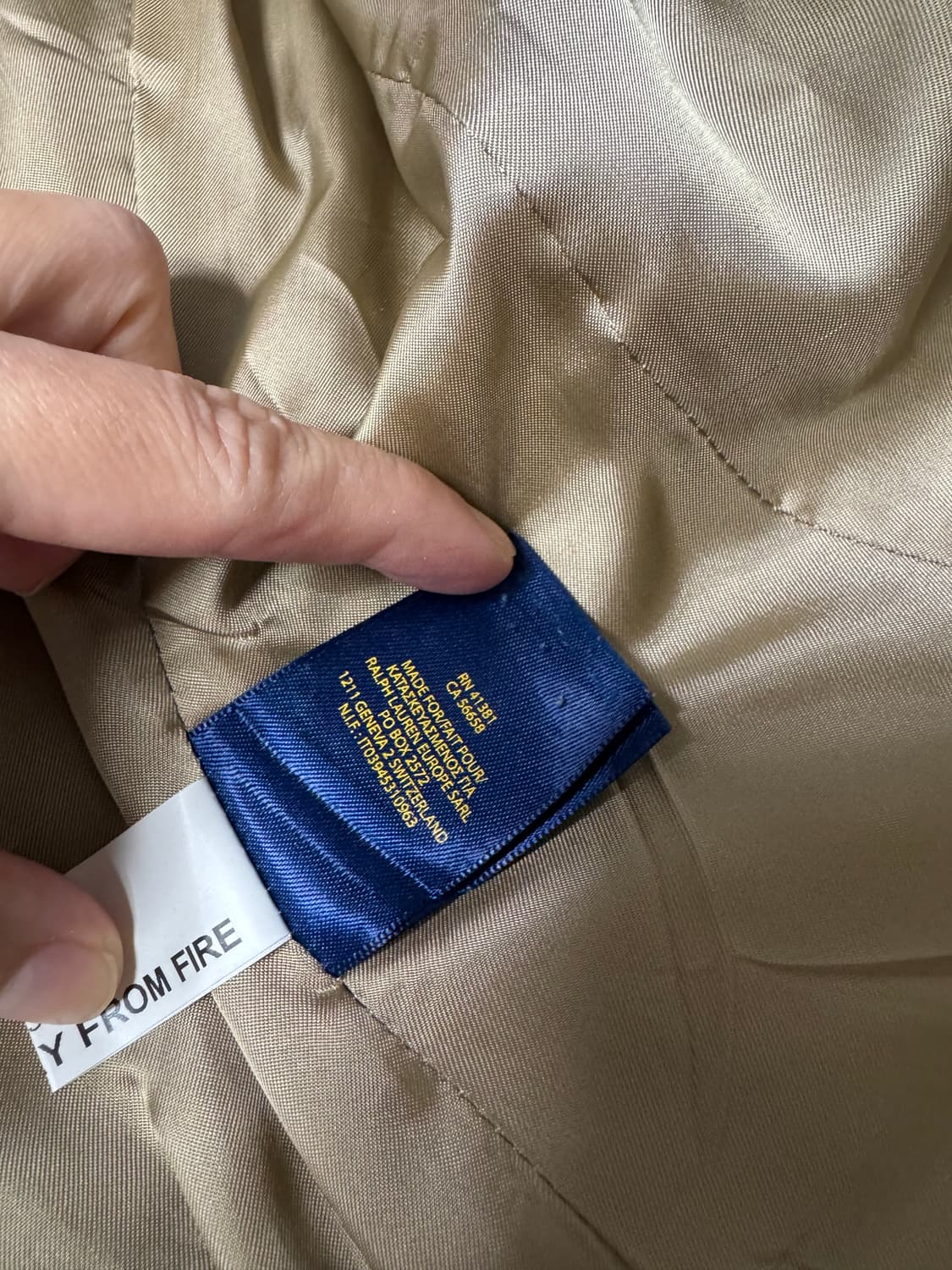 폴로헤링본자켓 상품이미지7