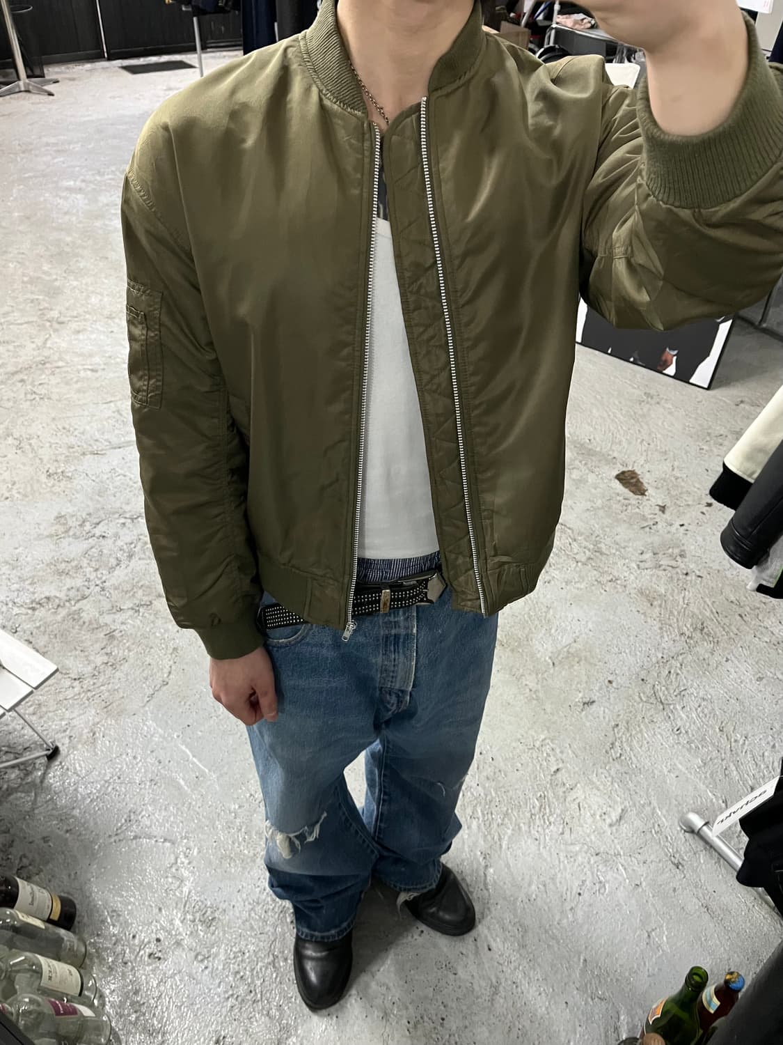 E hyphen worldgallery ma-1 bomber jacket 상품이미지3