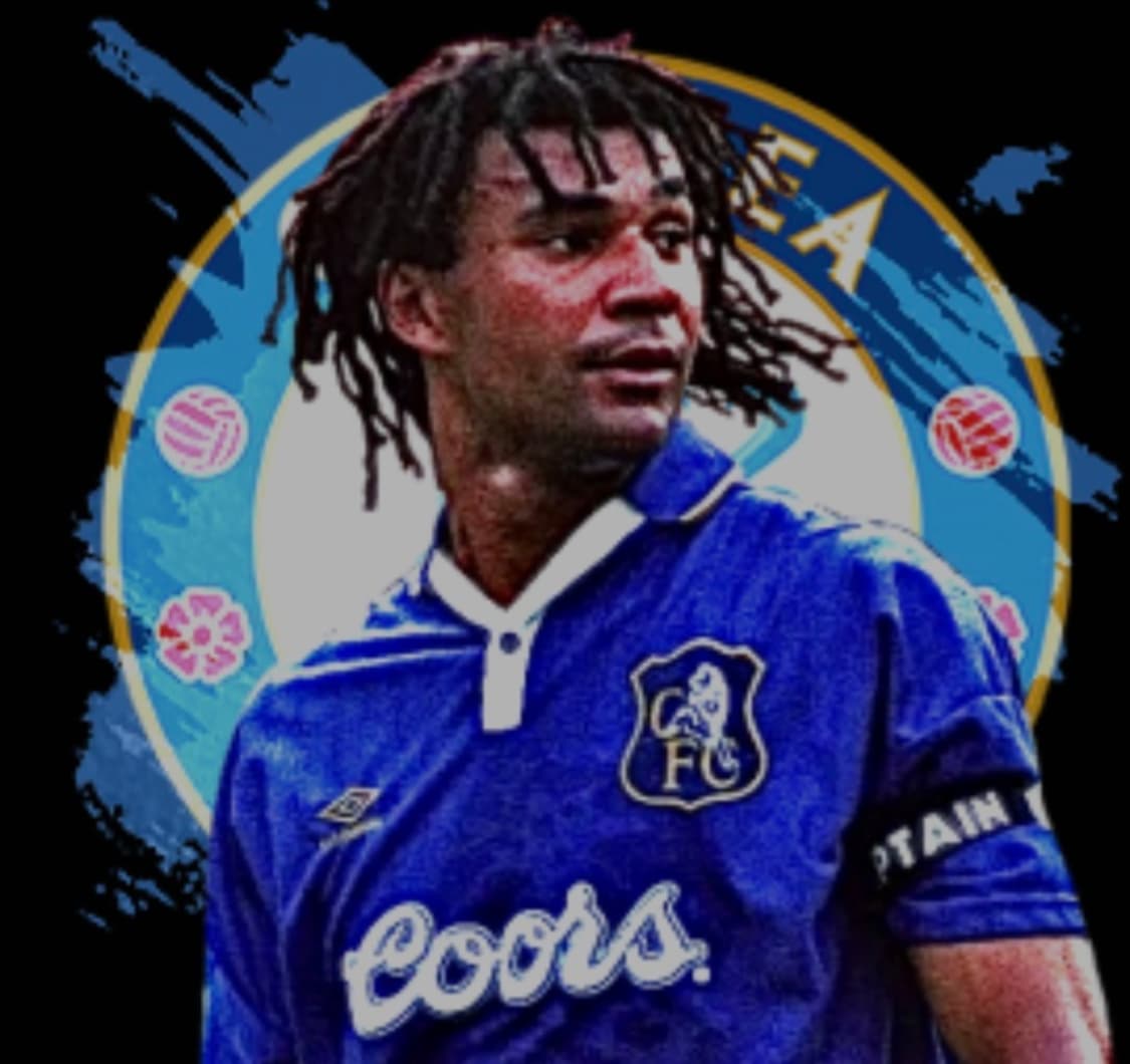 레트로) 95-97 첼시 홈팀 루드 굴리트 유니폼 L사이즈 레플리카 상품이미지10