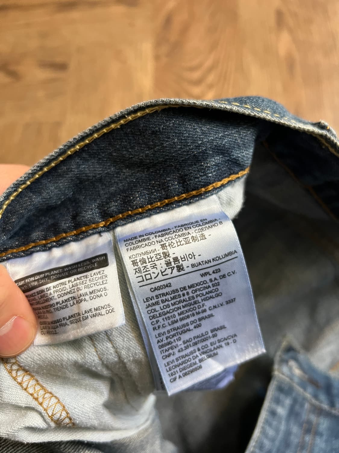 [36]리바이스 569 와이드핏 빈티지 워싱 데님 팬츠 상품이미지6