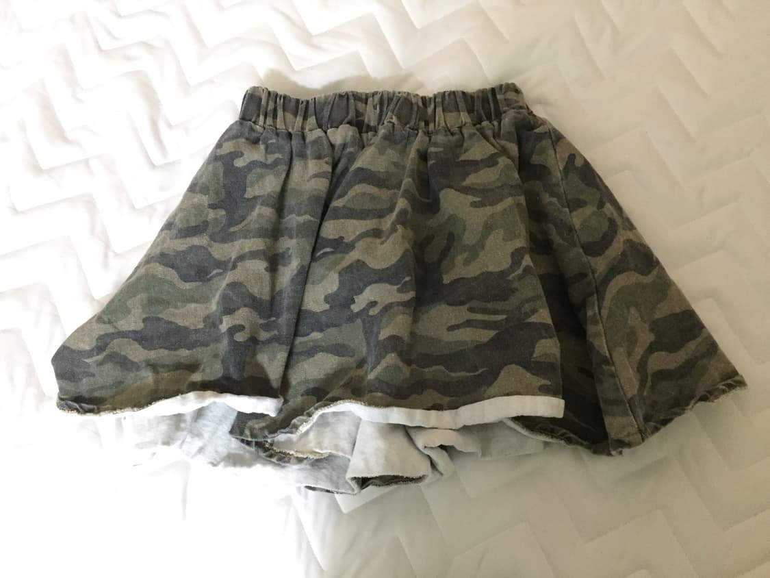 일본빈티지 카모캉캉스커트 케토하우스 y2k 니혼진 모리  상품이미지5