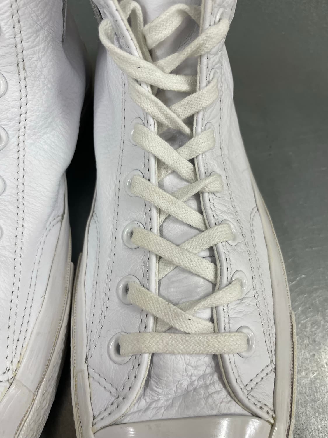 컨버스 척테일러 올스타 모노크롬 레더 화이트 280 (gr-4117) 상품이미지7