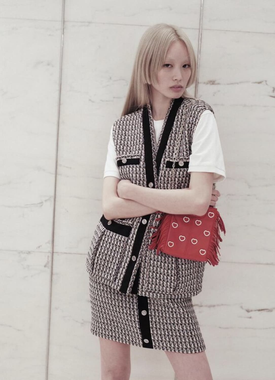 마쥬 maje 트위드 조끼 베스트 사이즈 36 상품이미지5