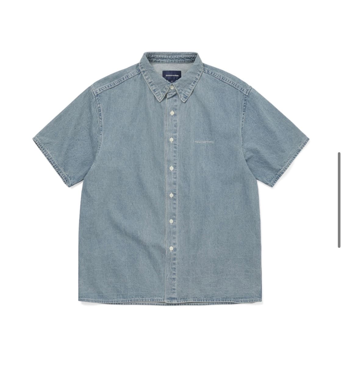 디스이즈네버댓 Washed Denim S/S Shirt Washed Bl 상품이미지1