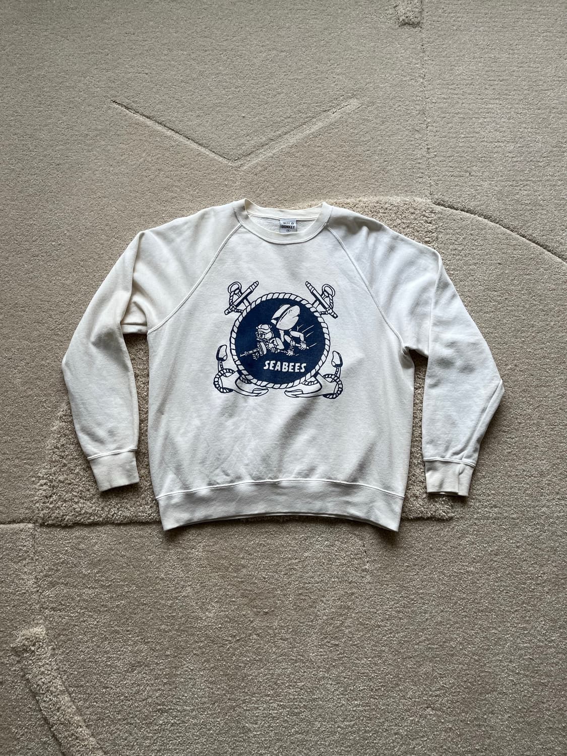 와일드동키 SEABEES 레글런 스웻셔츠 (100-103) 상품이미지2