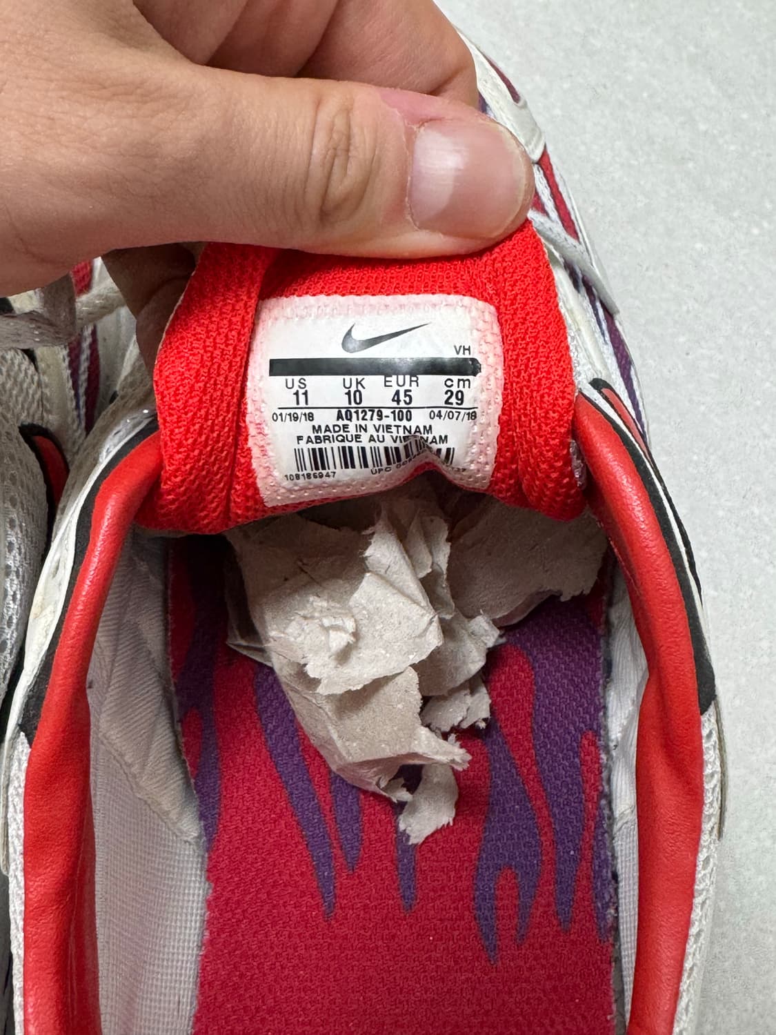 나이키 X 슈프림 줌 스트릭 스펙트럼 플러스 290 상품이미지6