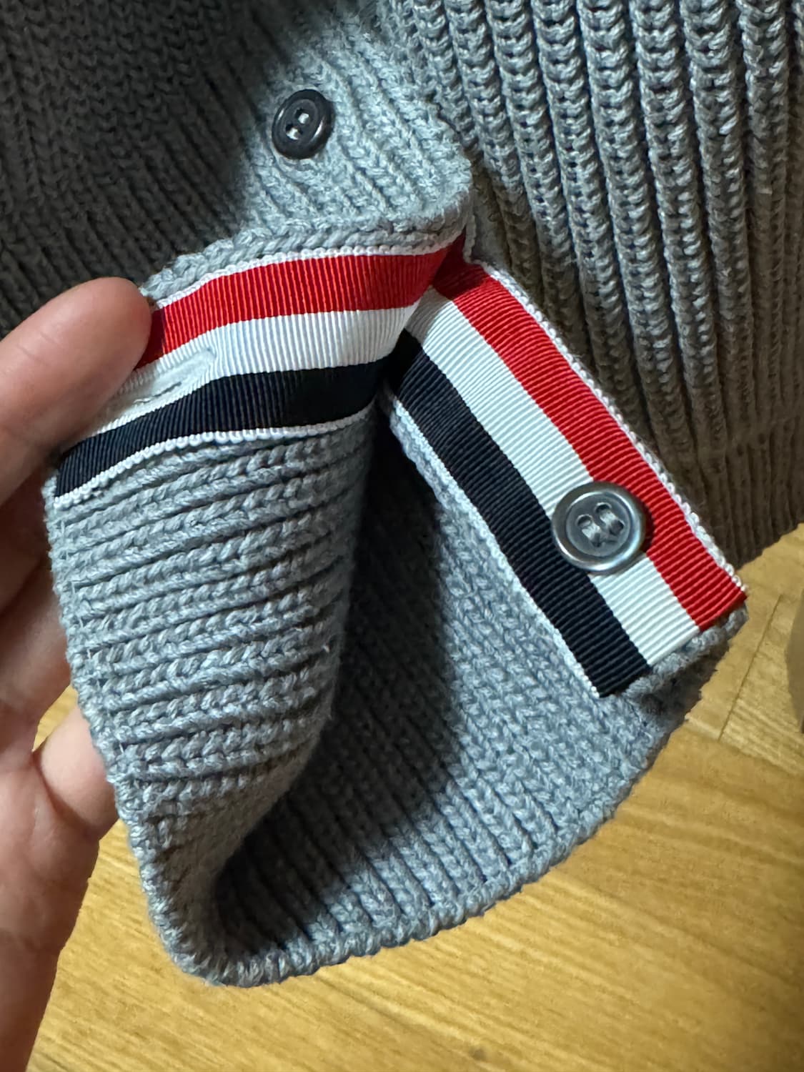 톰브라운 포켓여성 가디건 상품이미지4