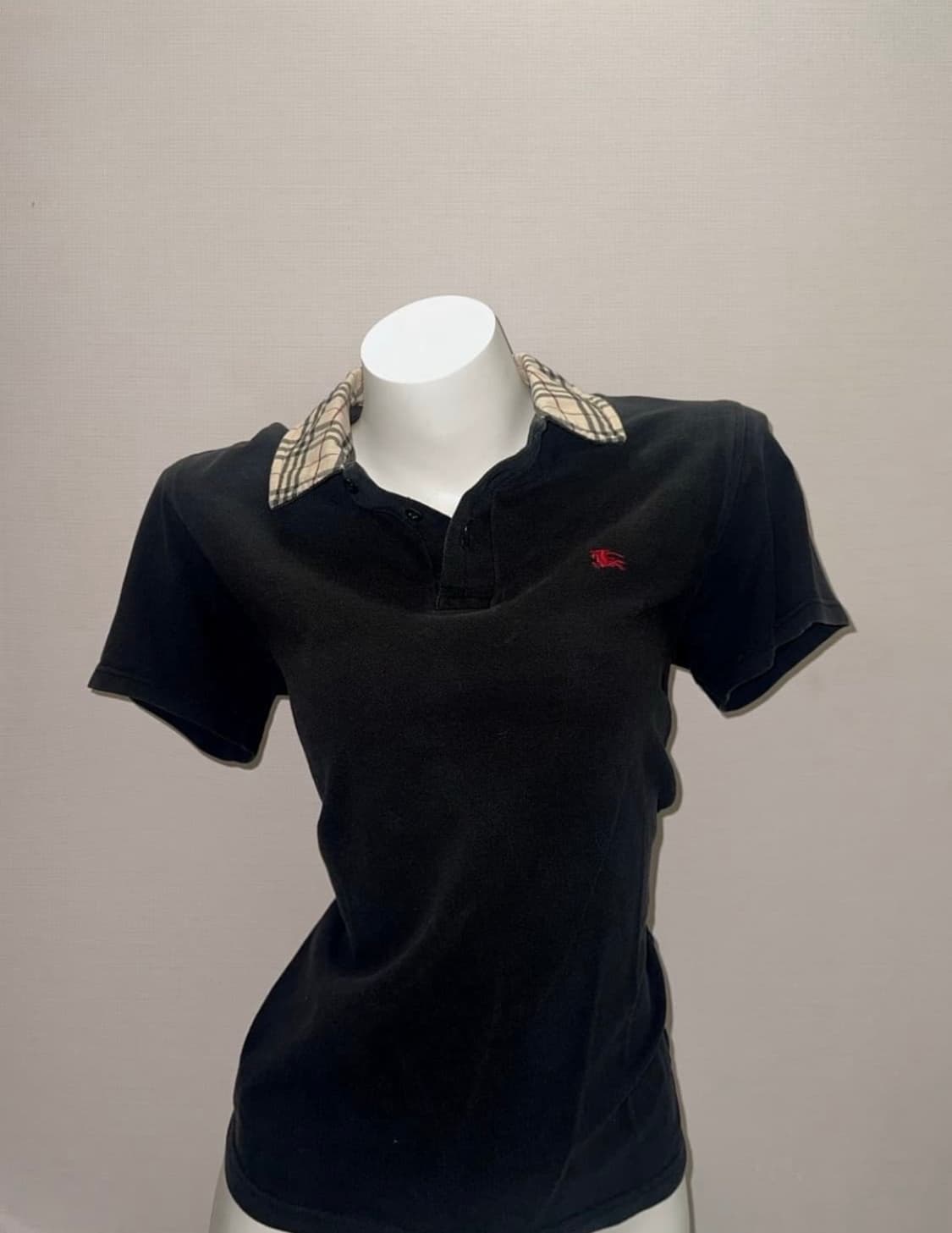 버버리 빈티지 반팔 카라티 상품이미지1