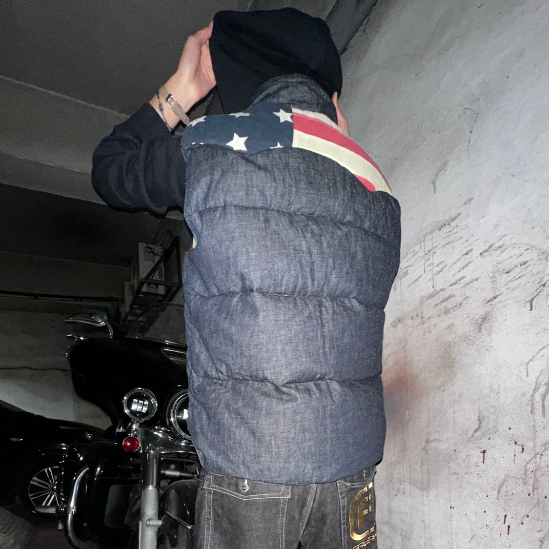 Ralph lauren usa denim down vest 상품이미지2