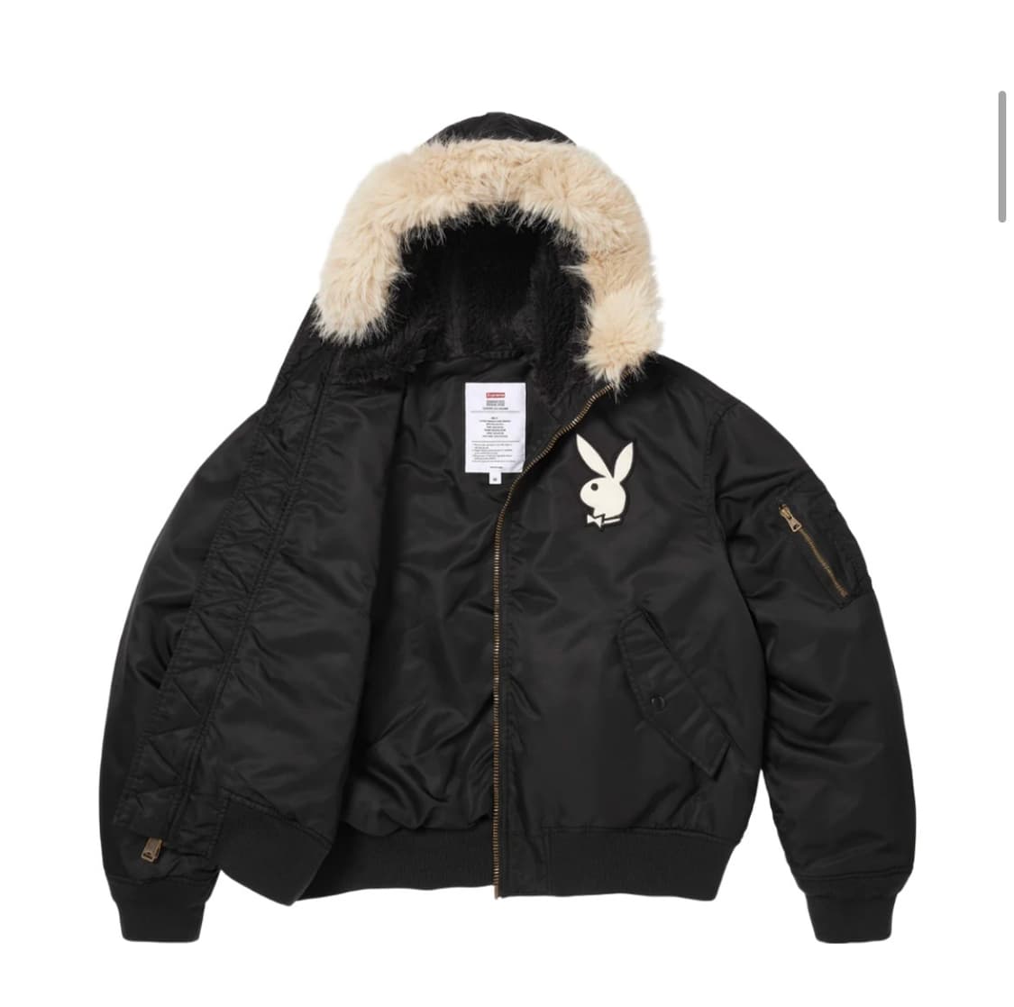 슈프림xplayboy hooded ma-1 팝니다. 상품이미지1