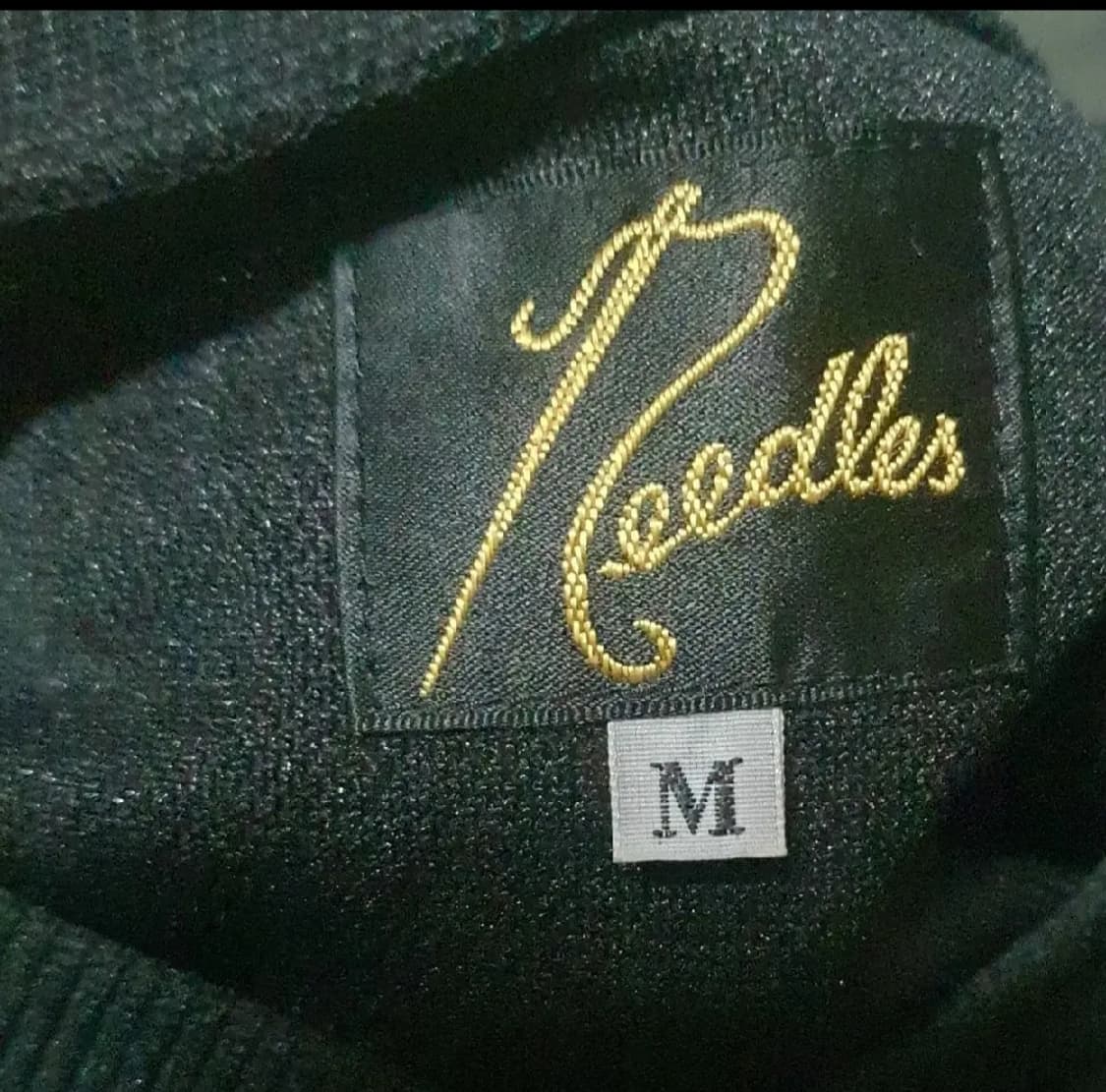 니들스 x 빔즈 크루넥 검보 m사이즈 트랙 맨투맨 니들즈 블랙 black 상품이미지4