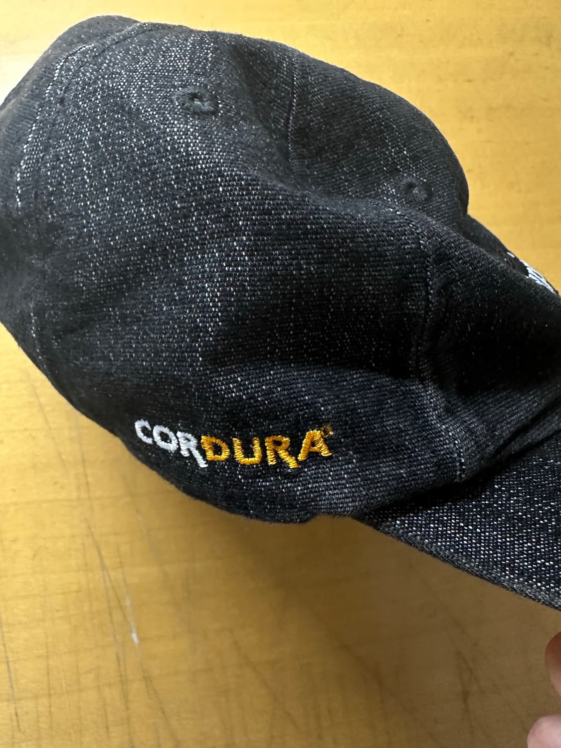 슈프림 코듀라 데님 스몰 박스 6-패널 블랙 - 24SS Supreme  상품이미지5