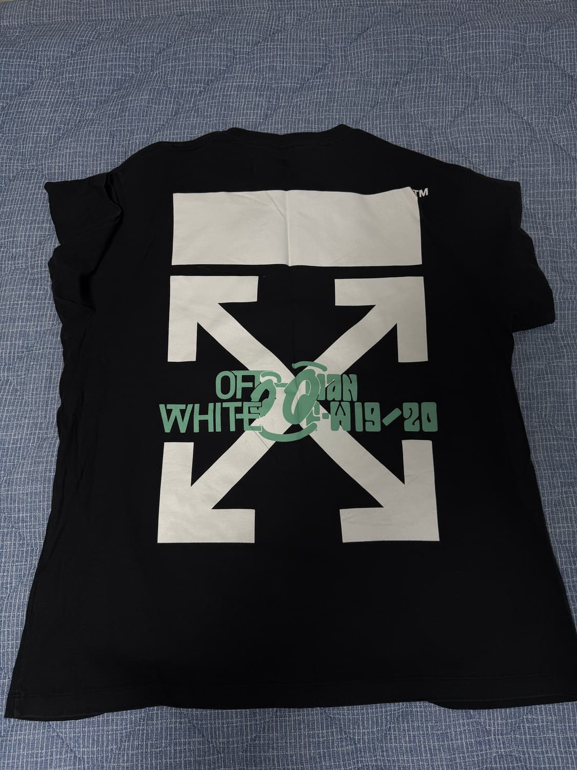 오프화이트 워터폴 반팔 xxs 상품이미지2