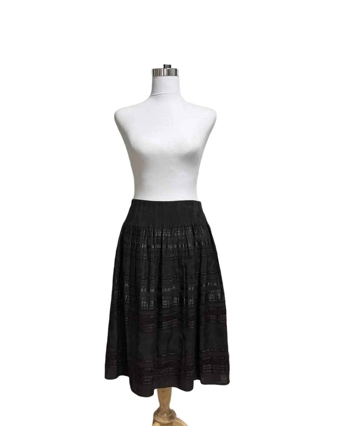 Dots&lace brown skirt 상품이미지4