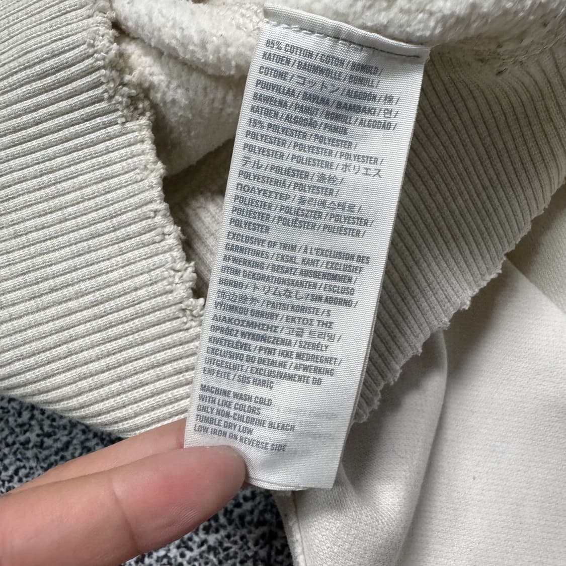 Name : 아베크롬비 스펠아웃로고 빈티지데미지 후드집업 :) 상품이미지4