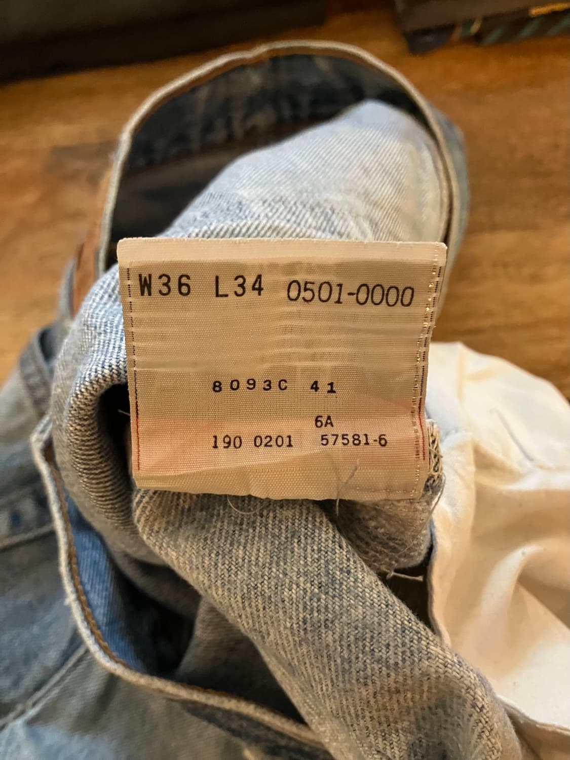 00s 빈티지 리바이스 501 데님 팬츠 상품이미지10