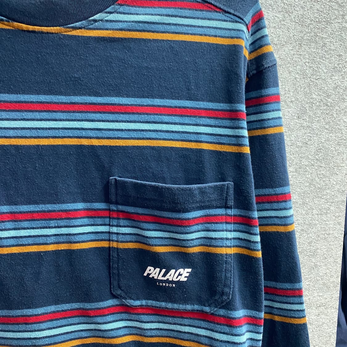 팔라스 스케이트보드 포켓 스트라이프 크루넥 스웻 맨투맨  B4151  상품이미지3