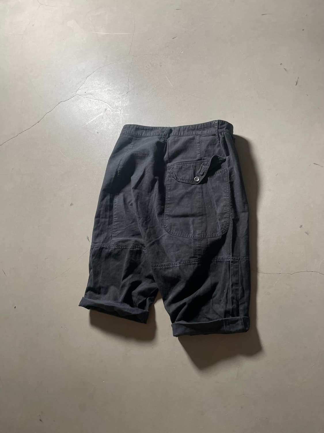 KZ Atelier Garment Dyed Wide Shorts 상품이미지3