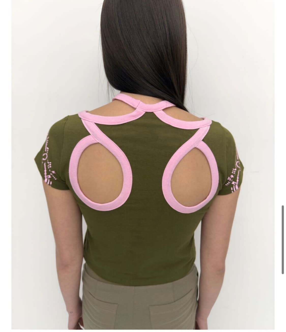 퓨레 엔젤 베이비 티 카키 상품이미지2
