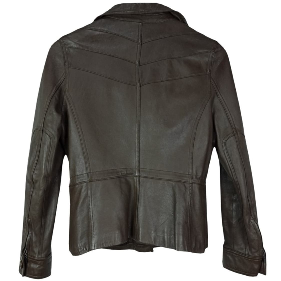 [일본빈티지] 리얼 램스킨 레더 빈티지 양가죽 자켓 브라운 M17480 상품이미지3