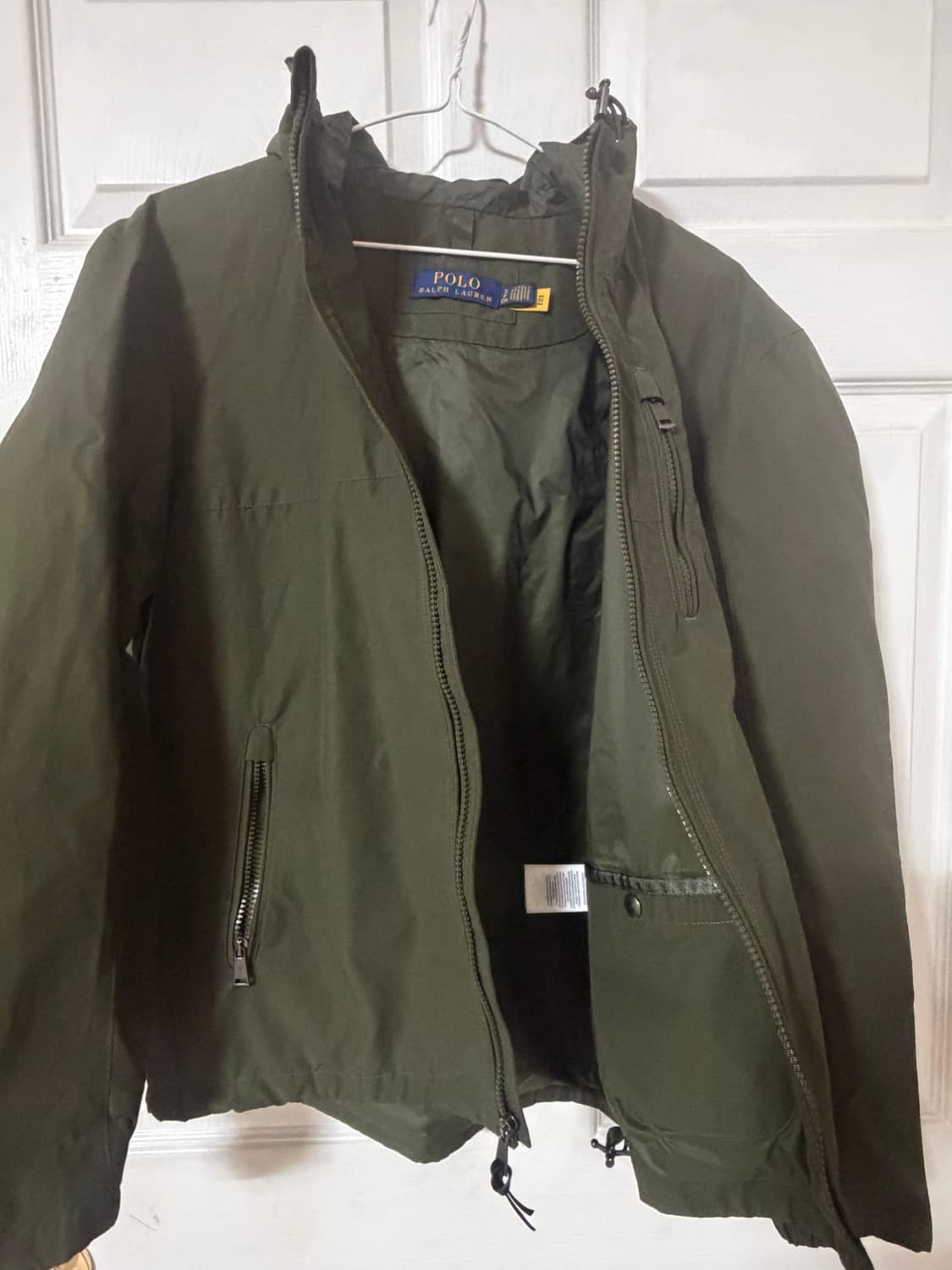 폴로 랄프로렌 남성 후드 바람막이 올리브 M 상품이미지4