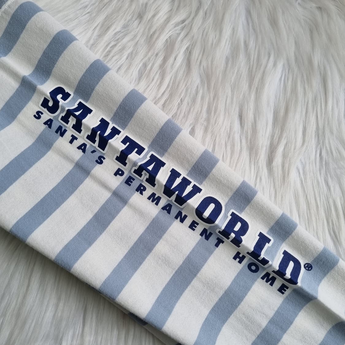 Santaworld 스트라이프 프린트 티셔츠 1975 상품이미지5