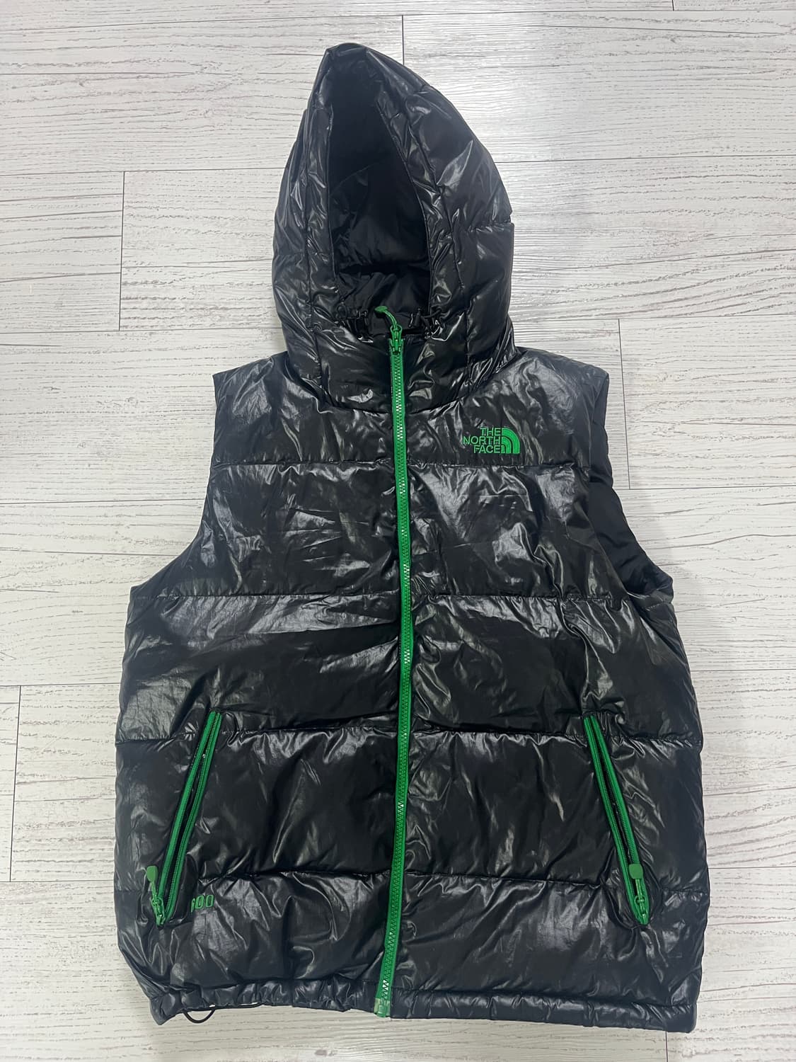 노스페이스 블랙 경량 패딩 조끼 상품이미지1