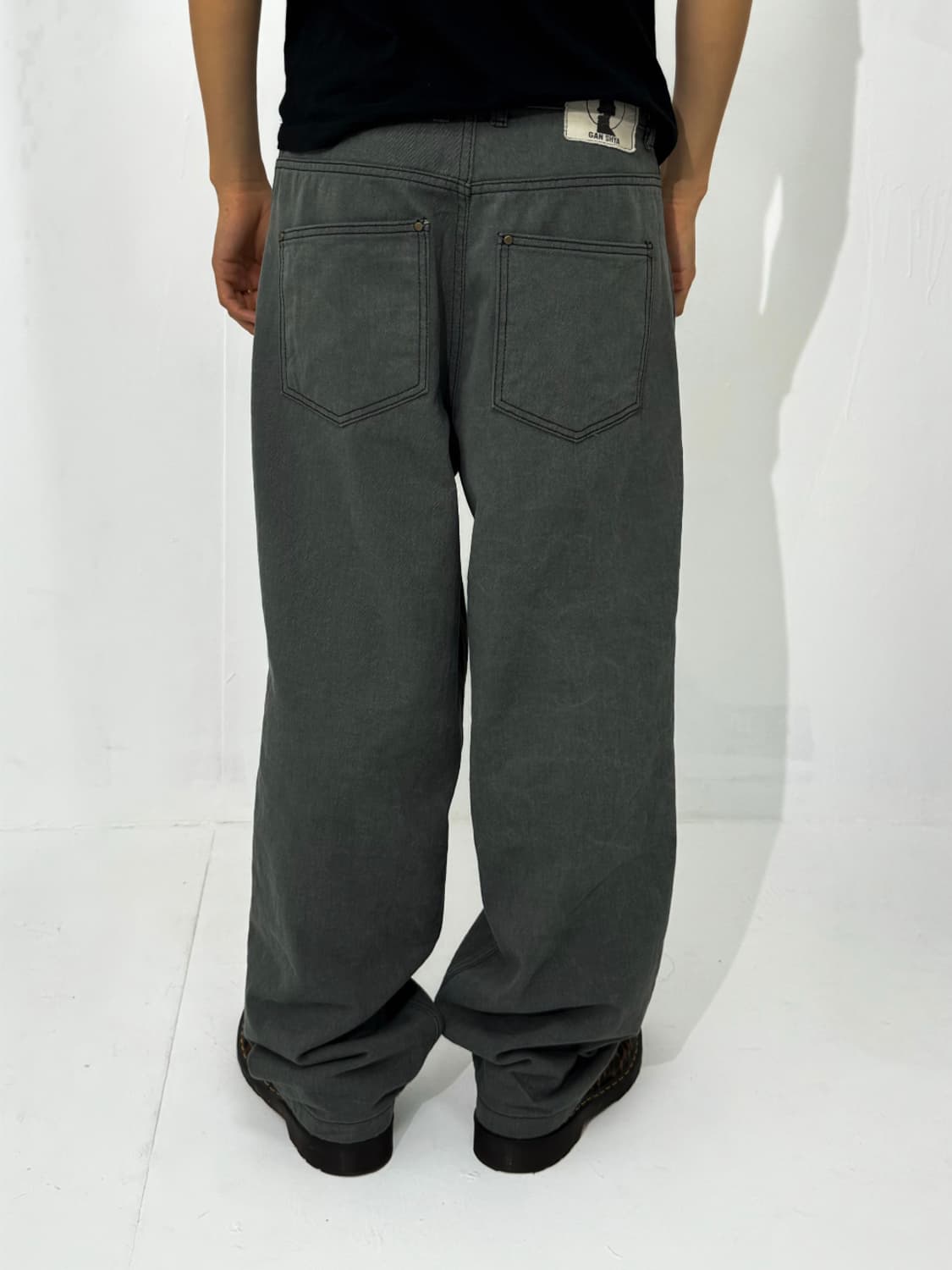 (34,L) 간샤 서울 제로탭 워크 팬츠 (시멘트 그레이) 상품이미지3