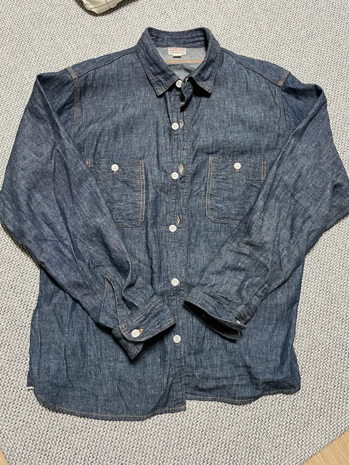 엣라코 데님 셔츠 16 상품이미지1