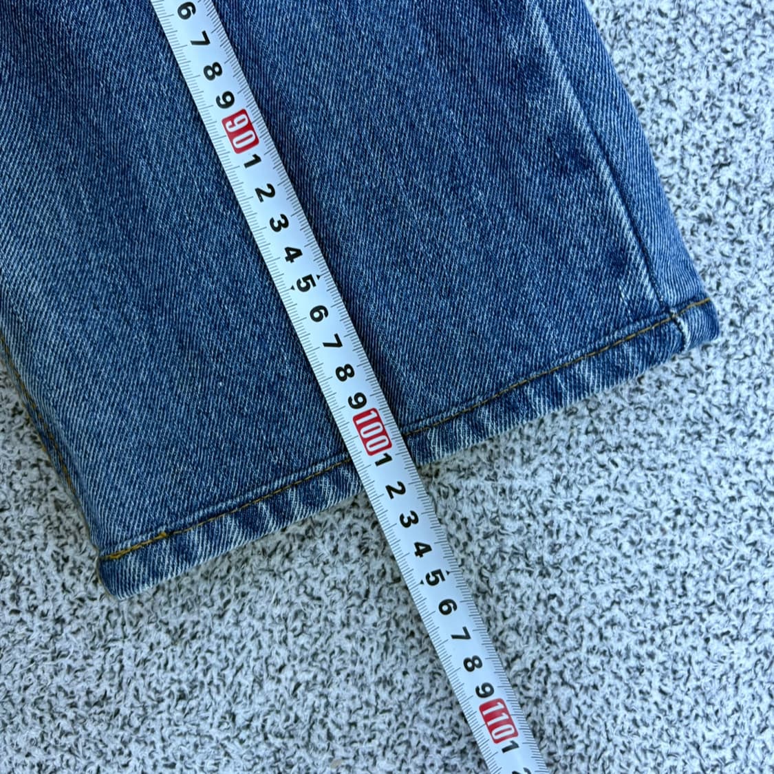 W33L30 리바이스 505 데님 청바지 0402J 상품이미지7