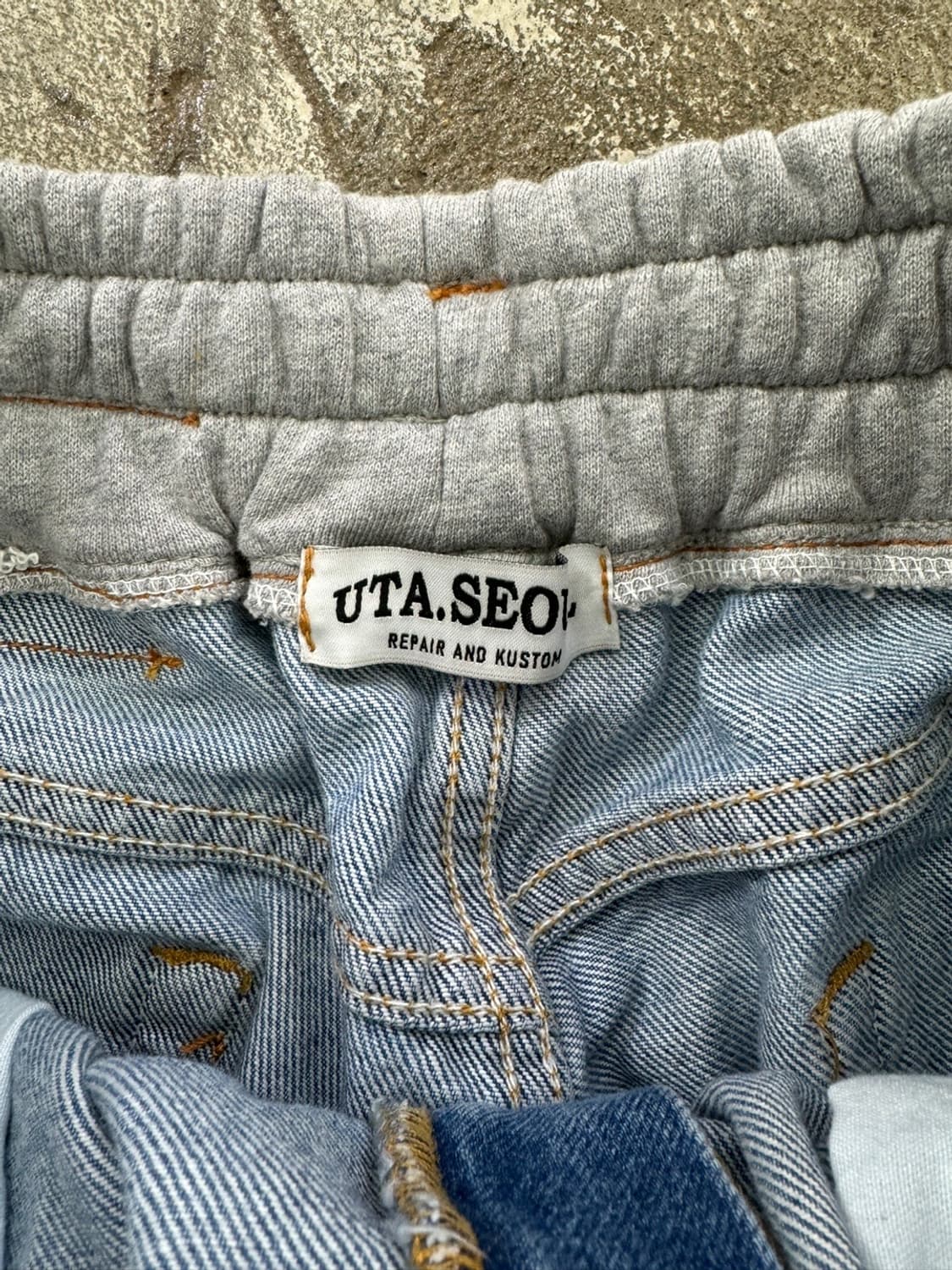 UTA OLD SCHOOL SWEAT DENIM 상품이미지4