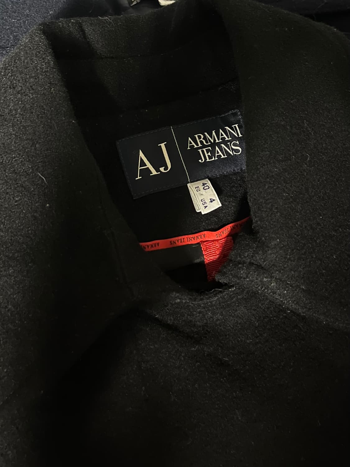 00s ARMANI JEANS 울 코트 상품이미지9