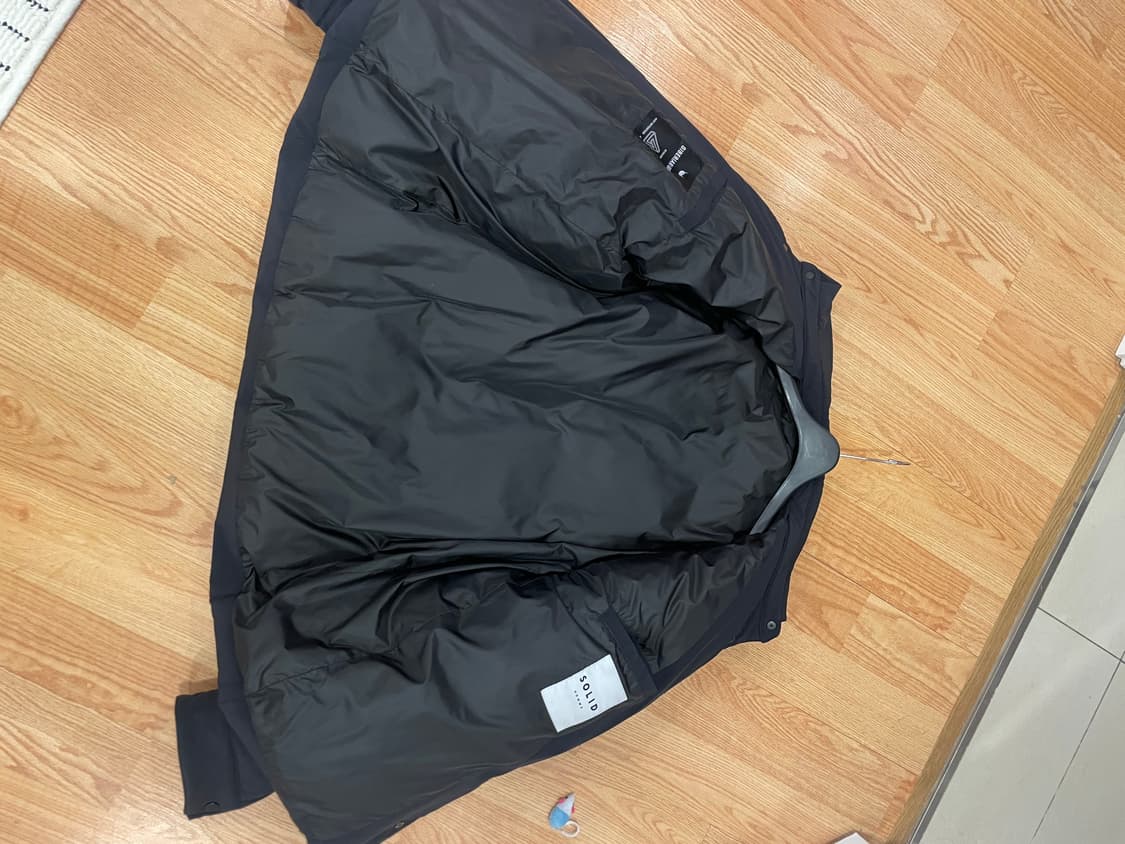 [52] 솔리드옴므 시베리안 구스 패딩 블랙 상품이미지2