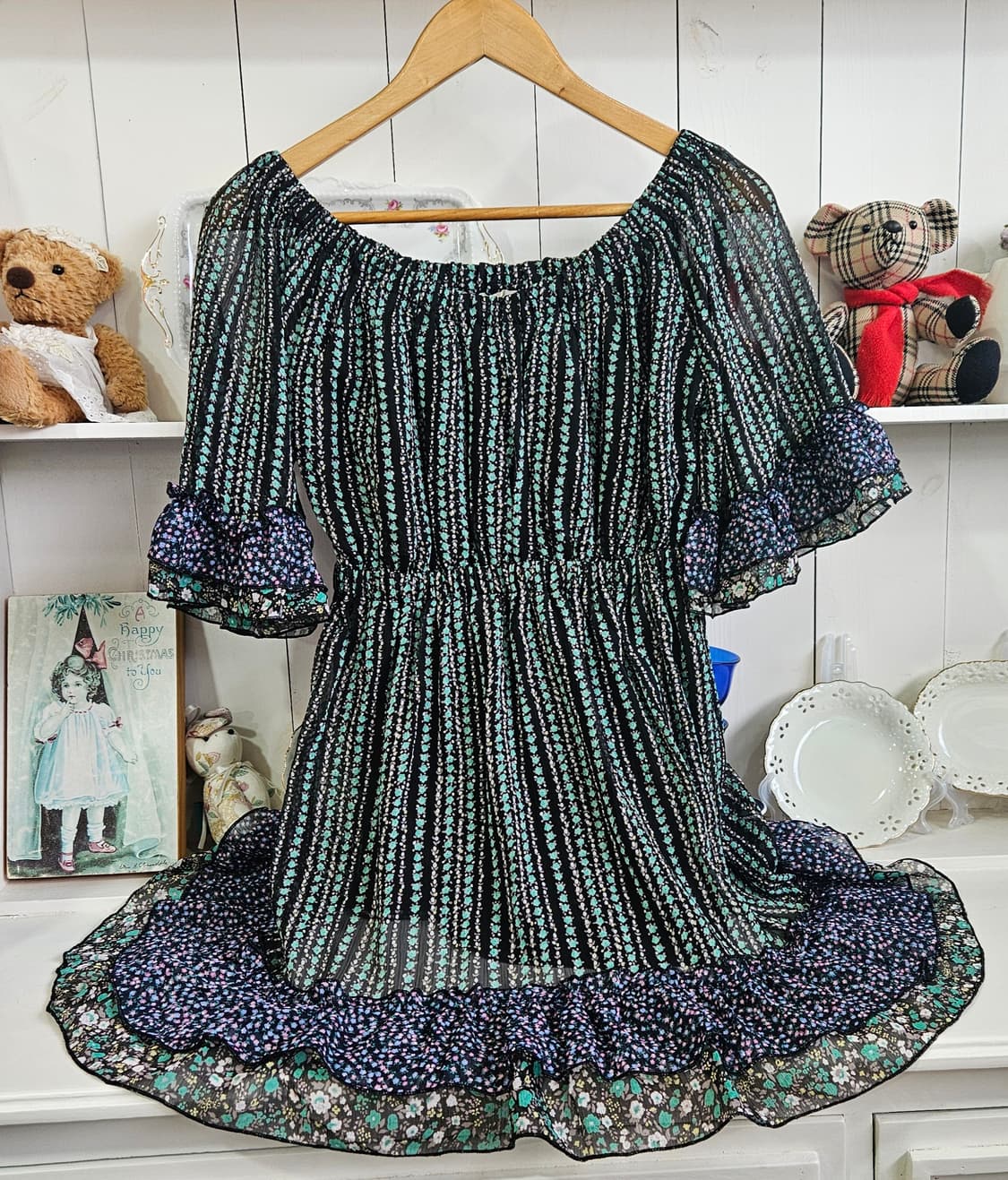 플라워 패턴 캉캉 원피스 상품이미지10