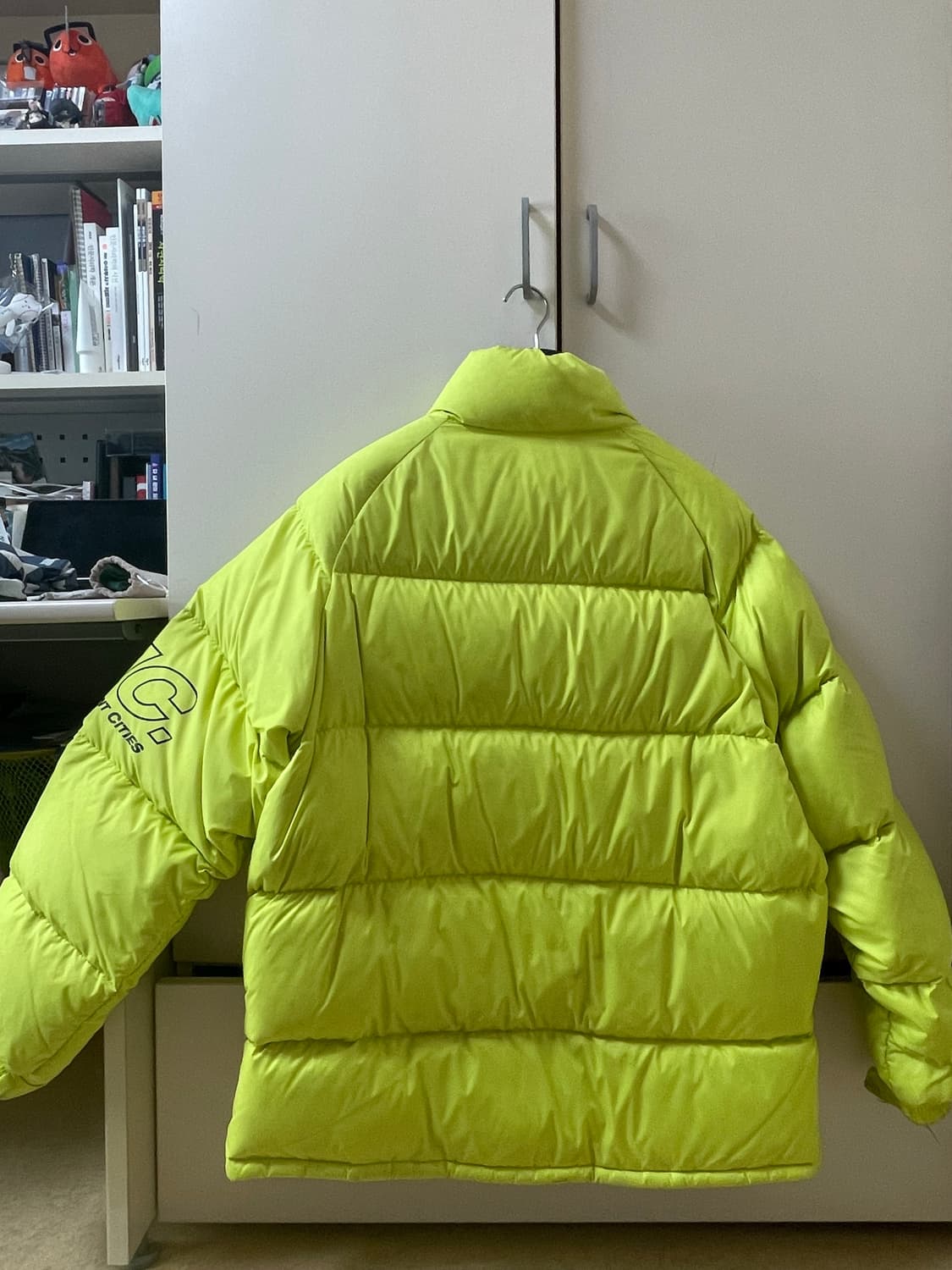 Lmc 라이트 다운 파카 라임색 상품이미지2