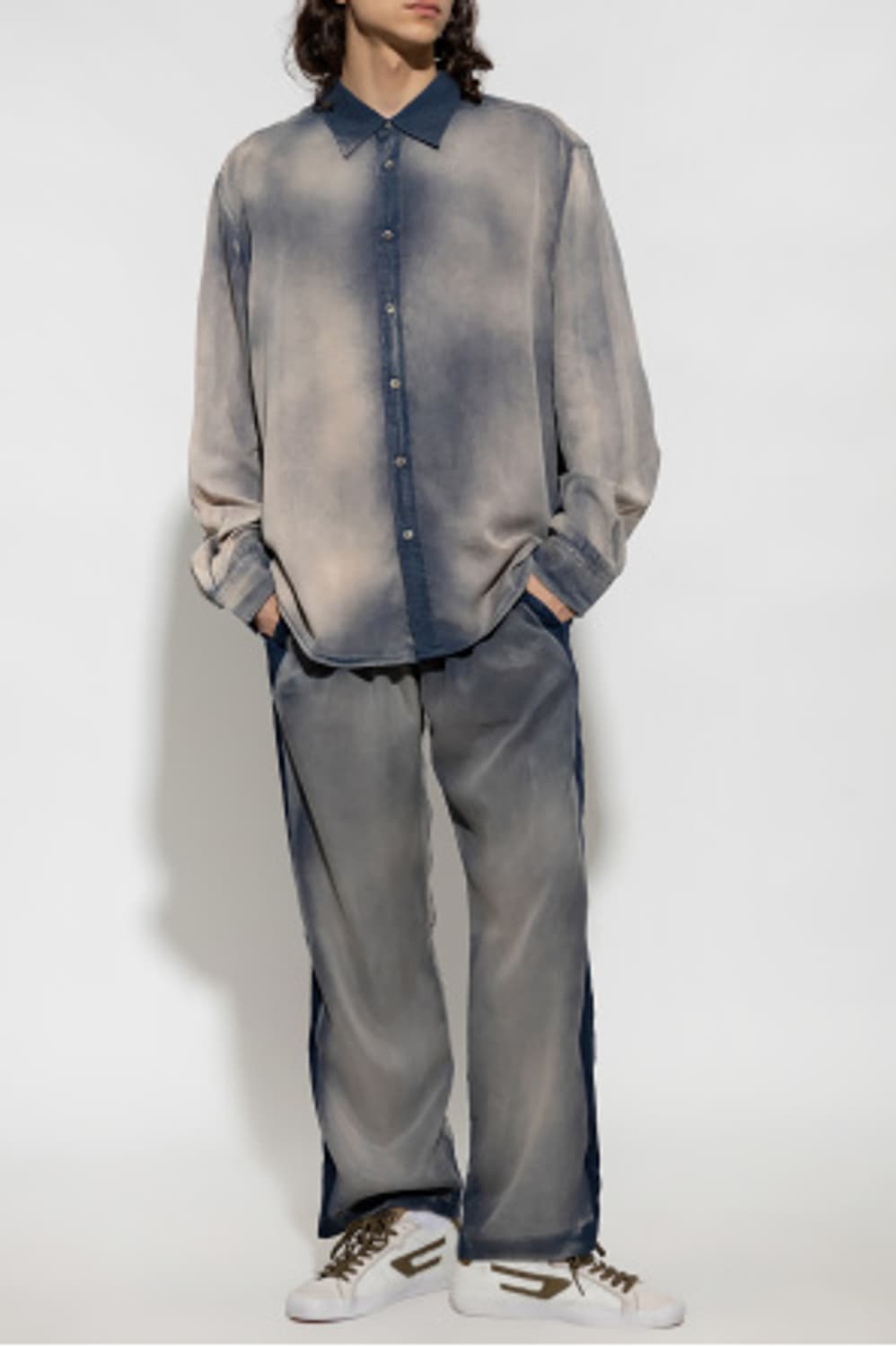 Diesel 블루 셔츠 상품이미지8