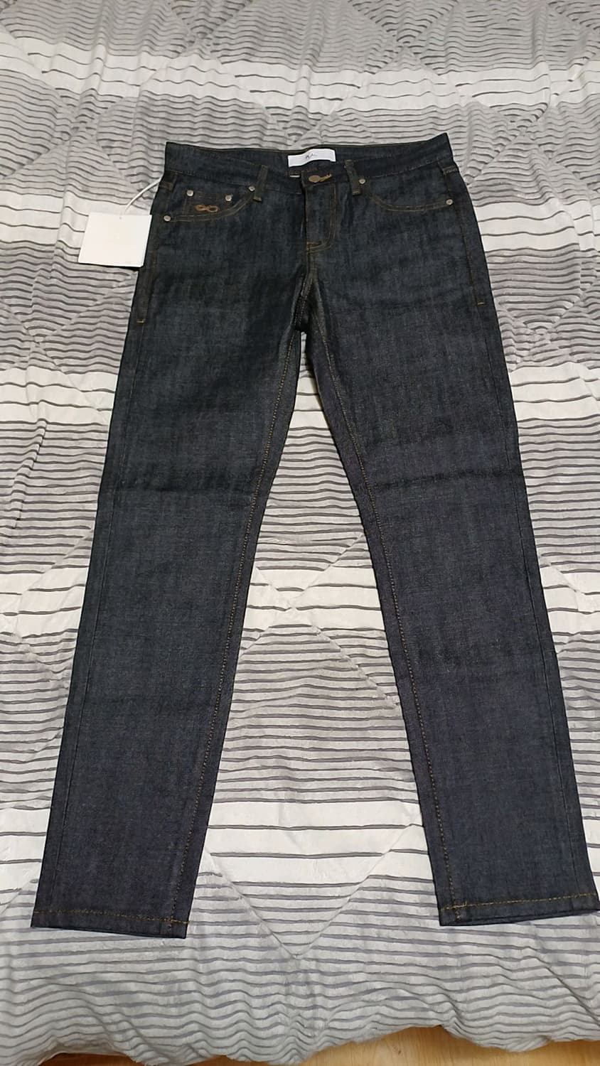 플랙 미사용 슬림청바지 30인치 기장98 상품이미지1
