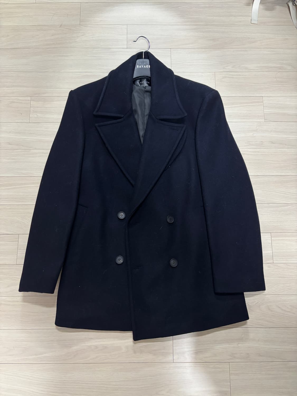 세비지 24fw 피코트 네이비 M 상품이미지1