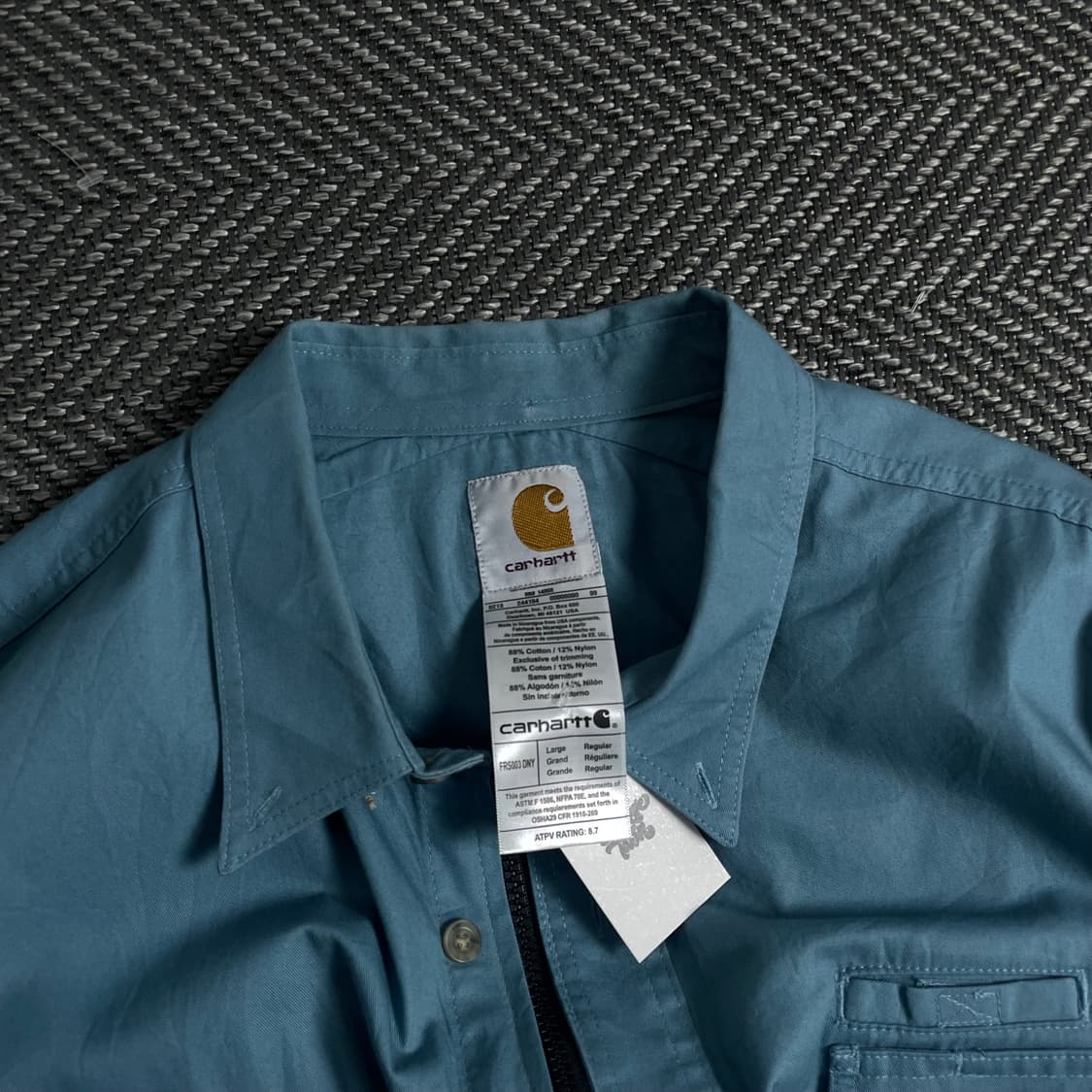 칼하트 크롭 리메이크 투웨이 셔츠 자켓y 3535 상품이미지5