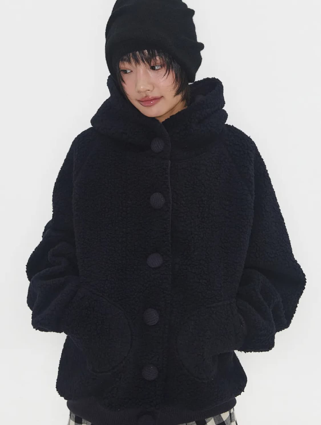 익스파이어드걸 Sherpa Cloud Jacket Navy 자켓 네이비 상품이미지1