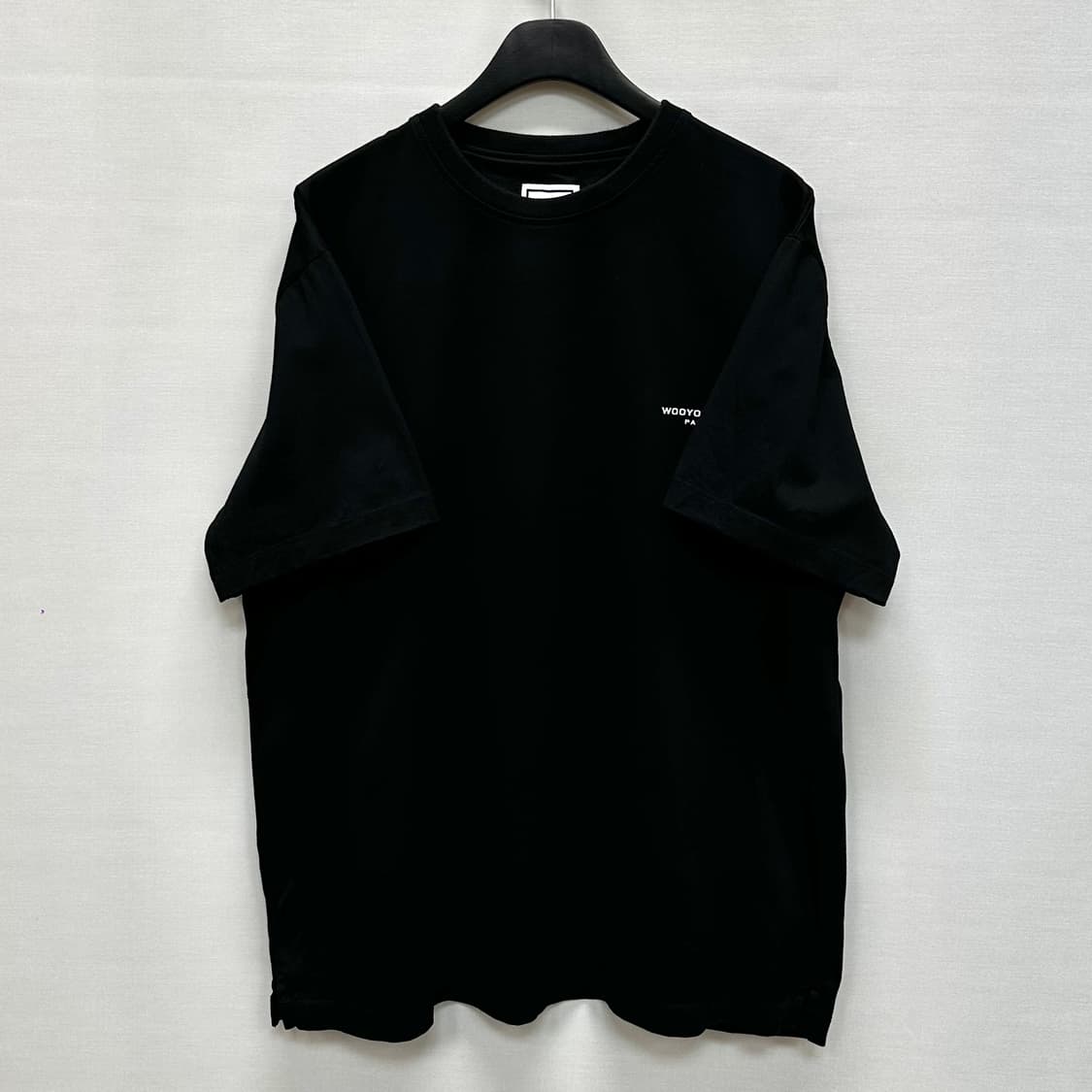 우영미 플라워 프린트 백로고 반팔티 ( 110 ) 상품이미지4